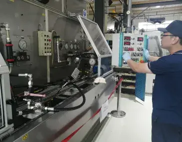 Valve test bench restart in Shanghai