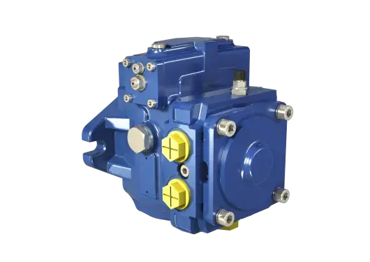 PM20 with splined shaft and hydraulic control